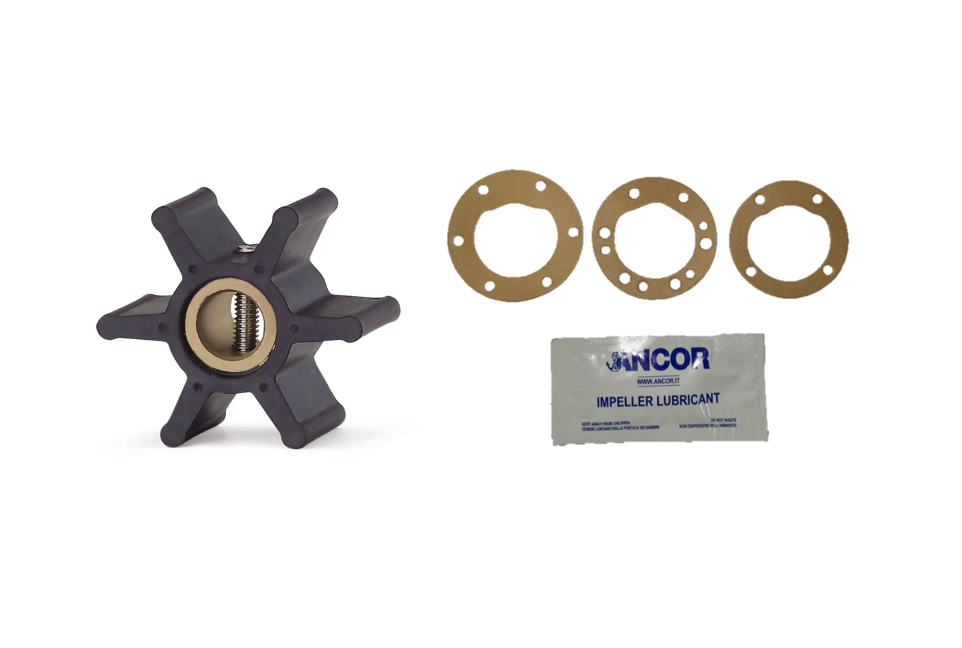 Yanmar Seawater Impeller 104211-42071( used on Direct sea water cooling sys)  Ancor Replacement