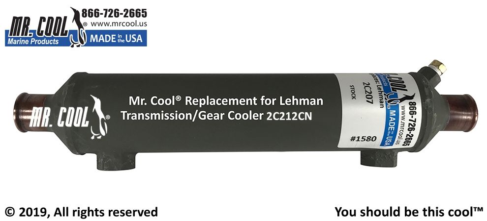 Ford Lehman 2722 Oil Cooler 2x9 (SP90 Sea Star Steering) Replacement 2C212