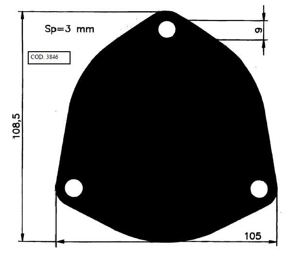 Sherwood Pump Cover Plate 18742 Replacement