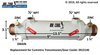CUMMINS 6CTA 8.3 Transmission Gear Oil Cooler 3912146CN 3&quot; X 9&quot; Replacement