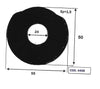 Yanmar 12670-42540 Johnson 01-46532 Wear Plate Replacement Part