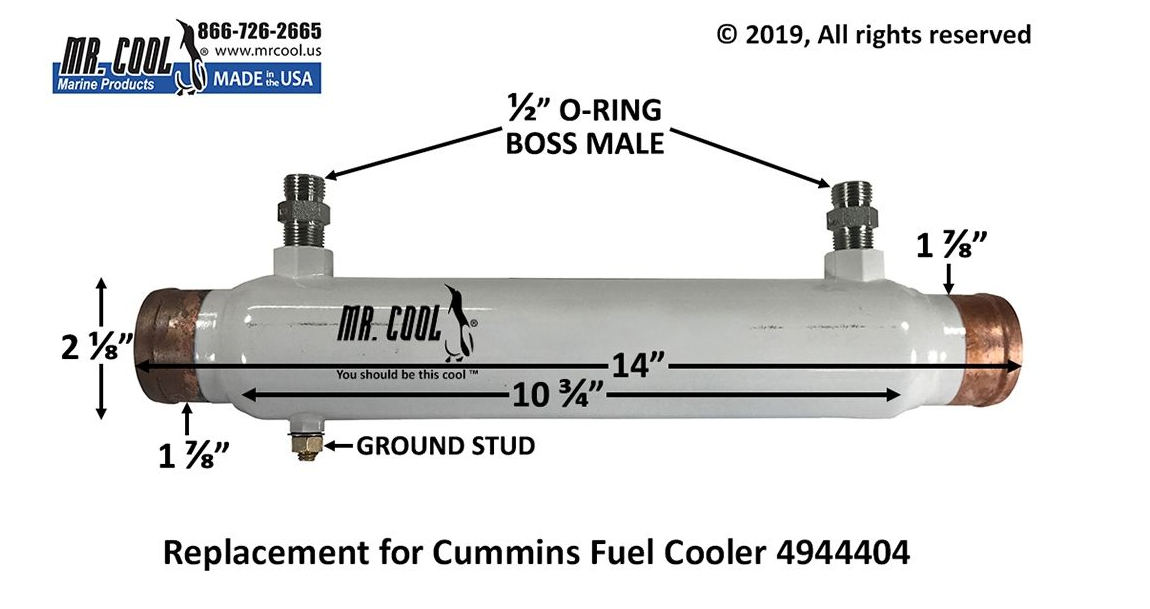 HEAT EXCHANGERS & OIL COOLERS - Coolers - Cummins - Marine Energy Systems