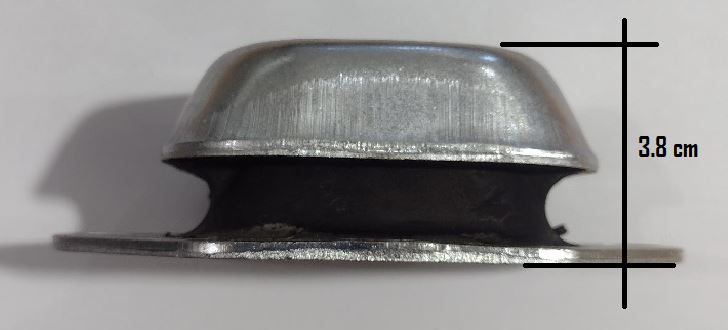 Engine Mount 120x60 (M12 BOLT) Isolator 100 kg Rated (AN 5130)
