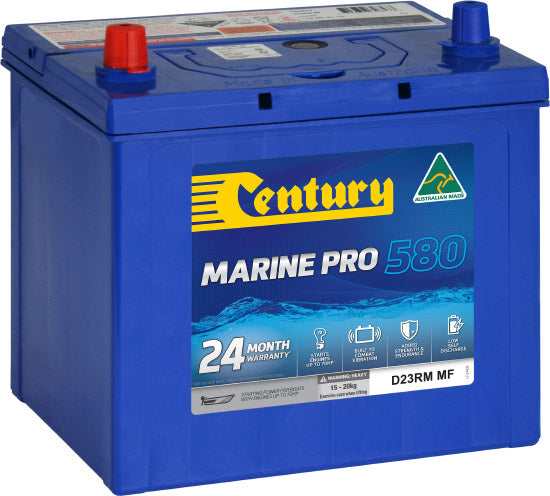 Century Battery D23RM MF Marine Pro 580, Up To 70HP engines
