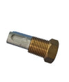 Universal Zinc Anode with 1/2&quot; NPT Plug AN 3305