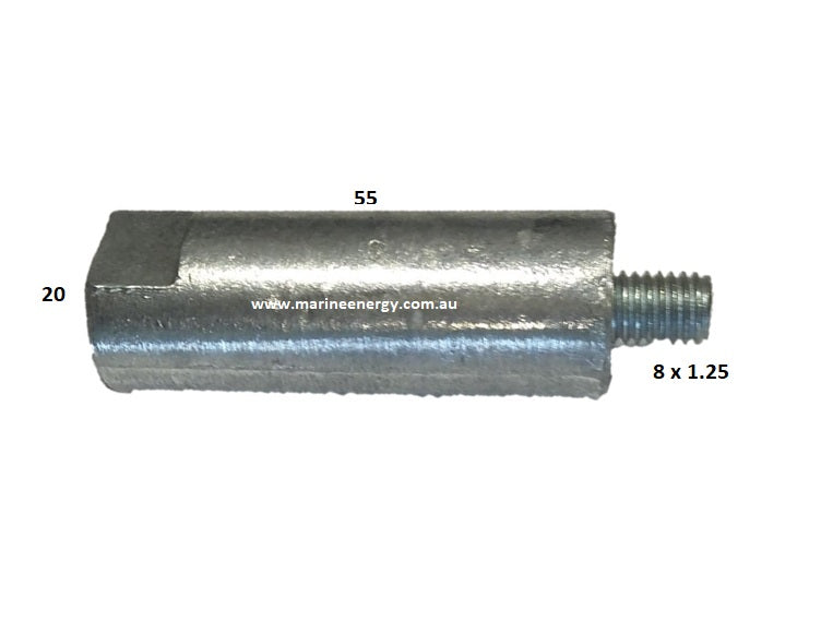 Yanmar Sail Drive Anode (Pencil) 27210-200550 Replacement TEN01306