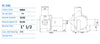 Ancor 5884 Replaces Yanmar 120650-42300 (4BY &amp; 6BY)