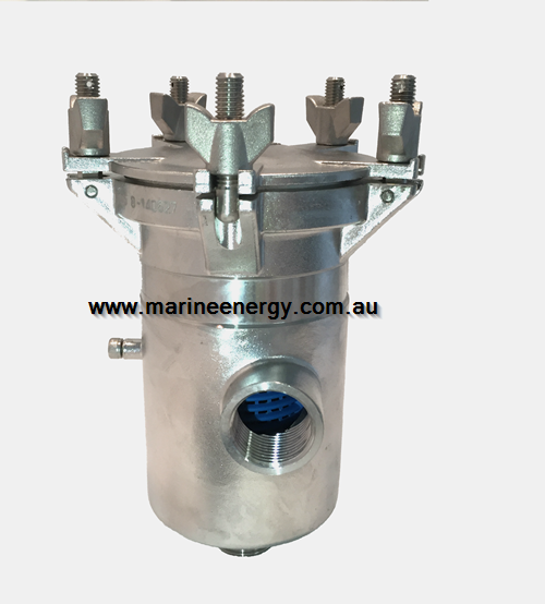 1″ Seawater Strainer (Bottom In Side Out) Stainless Steel 2205