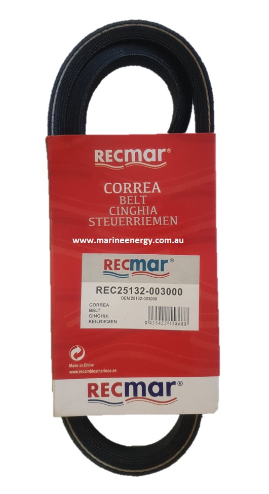 Yanmar 2GM & 3GM Belt 25132-003000 (Replacement)