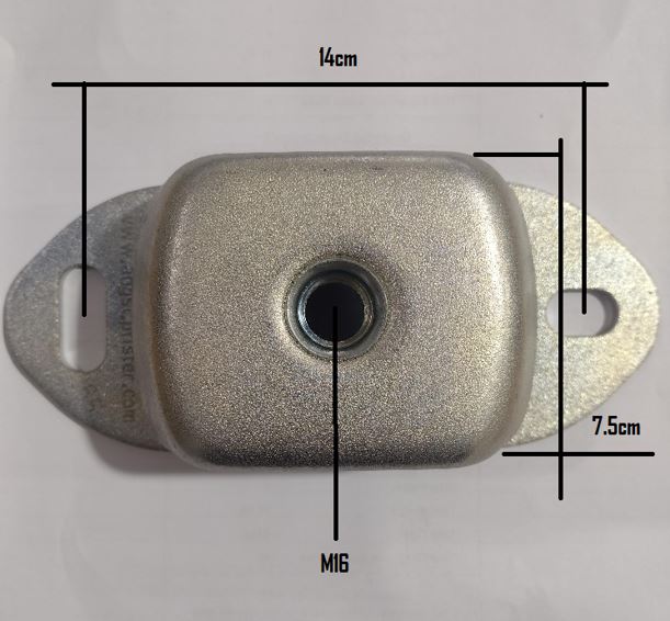 Engine Mount 183x75 (M16 Bolt) Replaces Volvo Penta 858161 846765 (AN 5131)