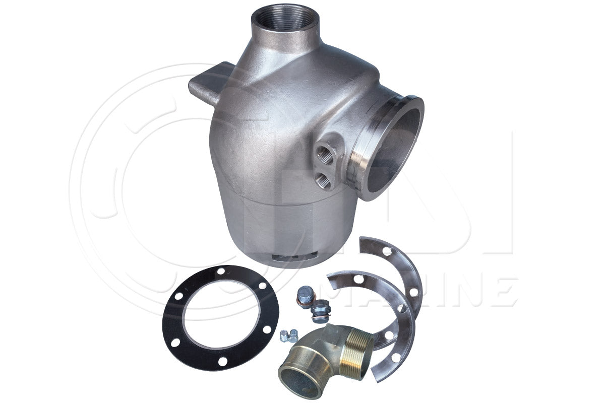 Volvo Penta D12 Exhaust Mixing Elbow 21411117 316 Stainless Replacement