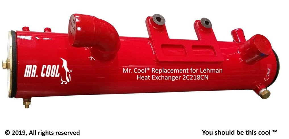 Ford Lehman 120 Heat Exchanger 2C218 (2C211) CN 4x20 Replacement - Marine  Energy Systems