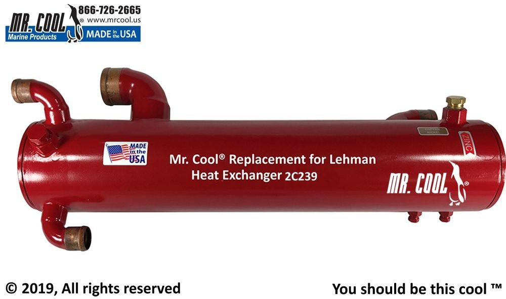 FORD LEHMAN 2725E HEAT EXCHANGER 2C239CN 4" x 20"