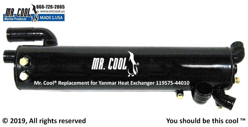 Yanmar 6LYA, 6LY2A HEAT EXCHANGER 119575-44010 Replacement