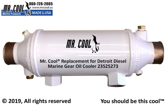 MTU Detroit Diesel Oil Cooler 23525273 Replacement