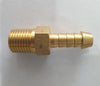 Male Hose Tail - Brass 1/4&quot; BSP x 5/16&quot; (8mm)