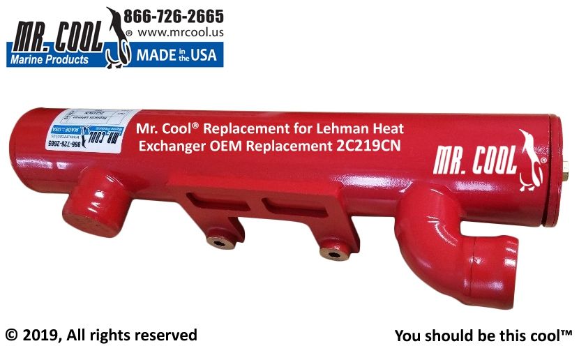 Ford Lehman 2712E Heat Exchanger 2C219CN 3x16 Replacement part