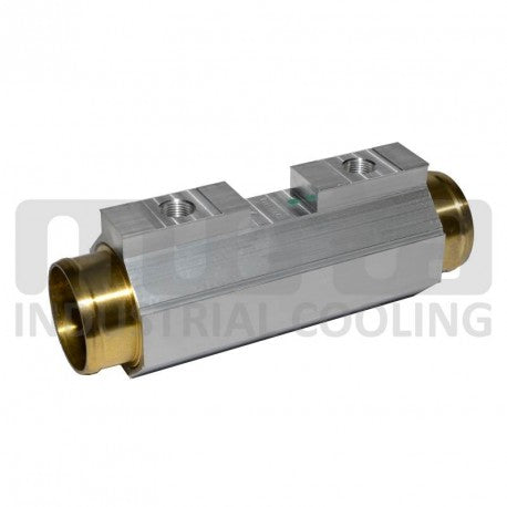 Oil Cooler 2.25"x 4.5" CuNI Core, Brass Ends (MOTA)