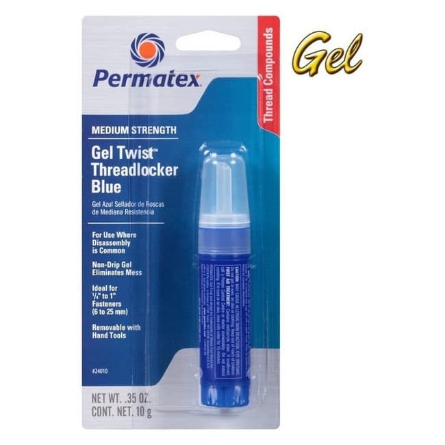 Permatex 24010 Medium Strength Thread Locker Blue Gel